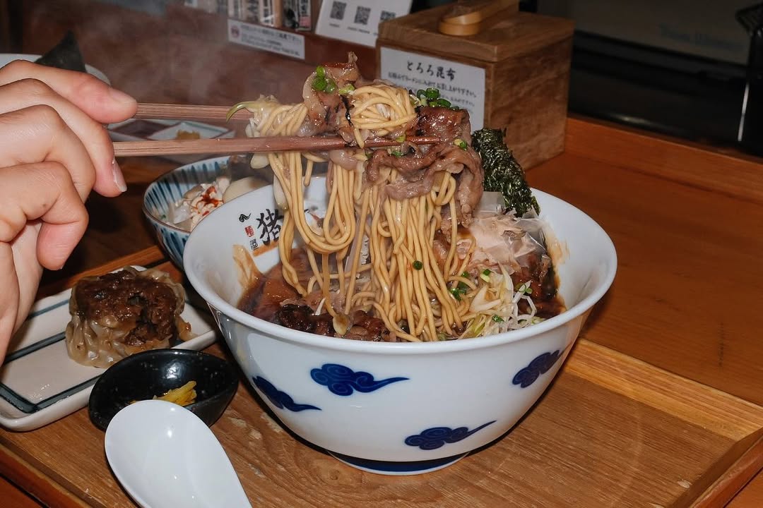 Menya Inoichi dashi ramen in Kyoto