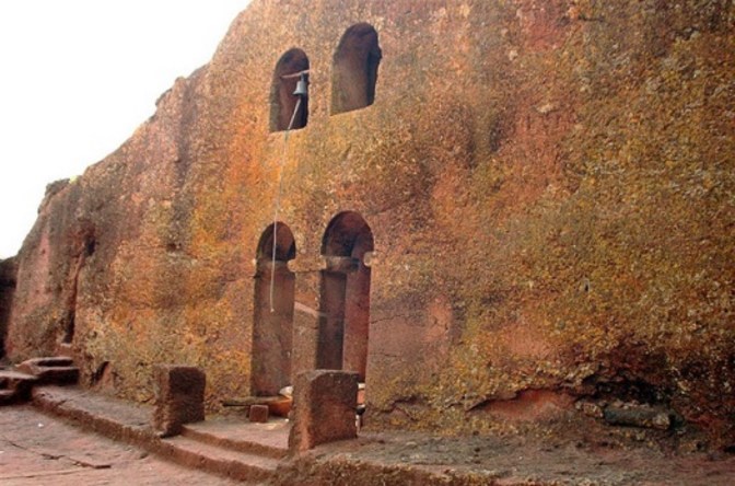 Bete Mikael (House of St. Michael) in Northern Cluster, directly connected to Golgotha