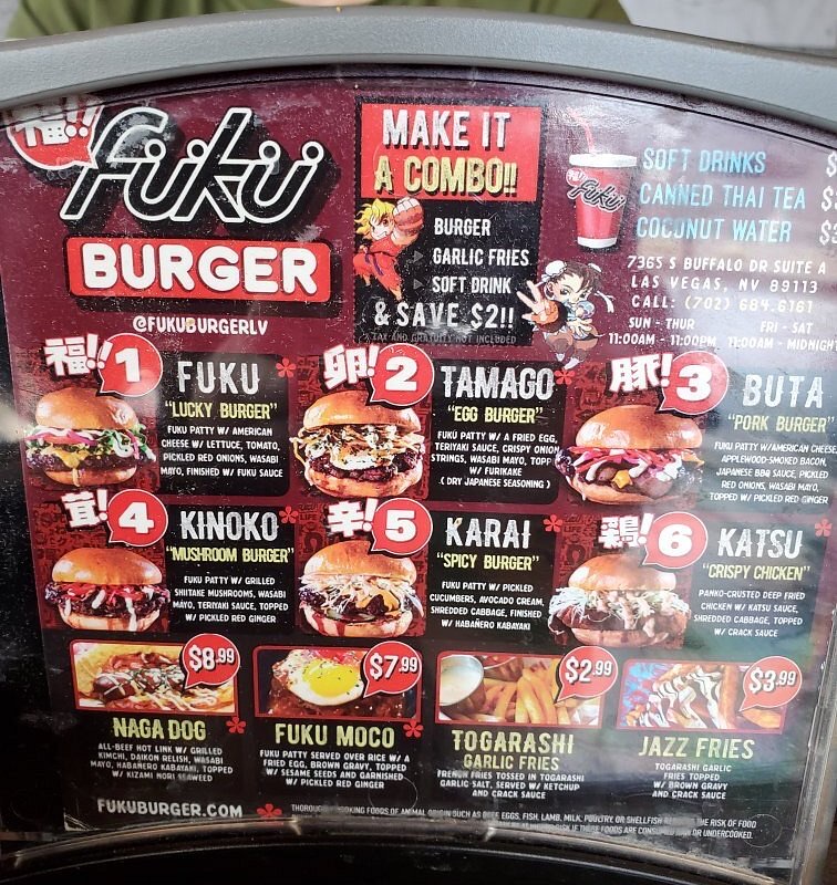 Fukuburger in Strip Corridor / Off-Strip — Fukuburger started as a legendary food truck and has evolved into a beloved bric