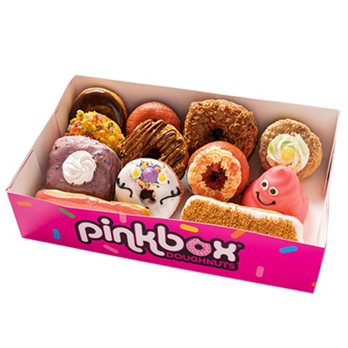 Pink Box Doughnuts in Summerlin — Pink Box Doughnuts is a true Las Vegas institution, known for its playful themes