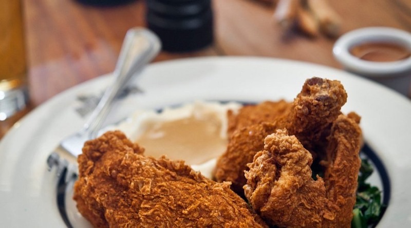 Blue Ribbon Fried Chicken in The Cosmopolitan — Located in The Cosmopolitan, Blue Ribbon Fried Chicken serves up exquisitely cri