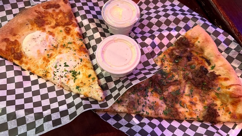 Evel Pie in Downtown Las Vegas — Named after daredevil Evel Knievel, Evel Pie on Fremont Street offers a fun, roc