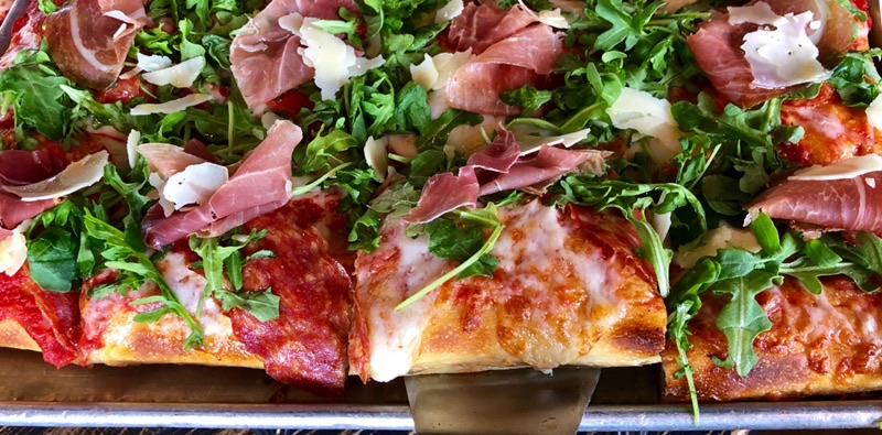 Pizza Rock in Downtown Las Vegas — Pizza Rock is an award-winning downtown establishment known for its extensive me