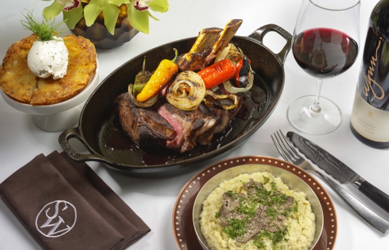 SW Steakhouse in Wynn Las Vegas — Nestled alongside the tranquil Lake of Dreams at the Wynn, SW Steakhouse offers 