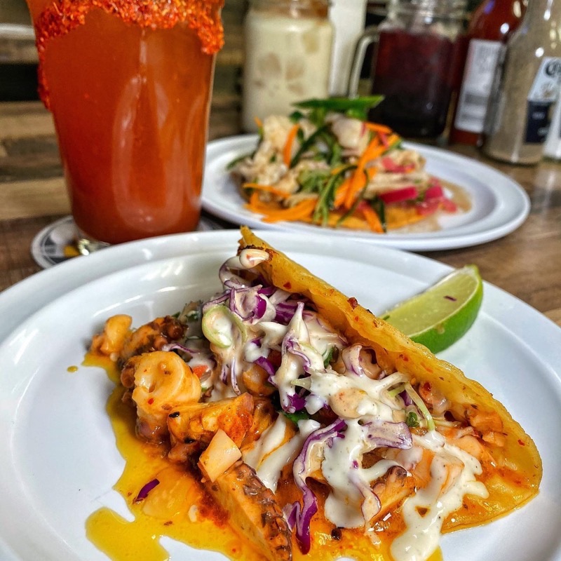 Pinches Tacos in Flamingo/The Linq Promenade — Conveniently located on the Linq Promenade, Pinches Tacos offers straightforward