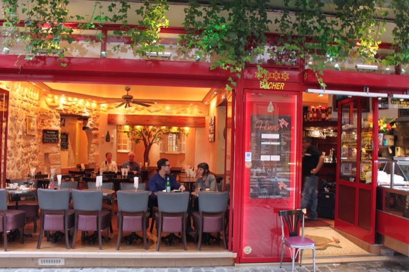 Chez Hanna falafel on Rue des Rosiers, Le Marais