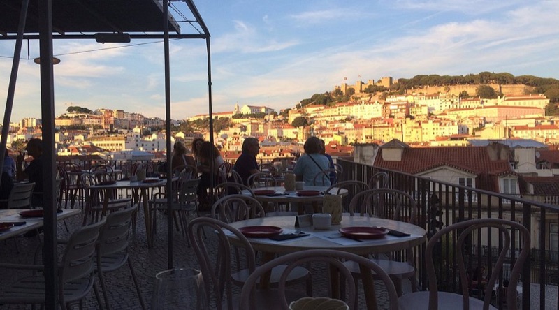 TOPO Chiado rooftop terrace in Lisbon