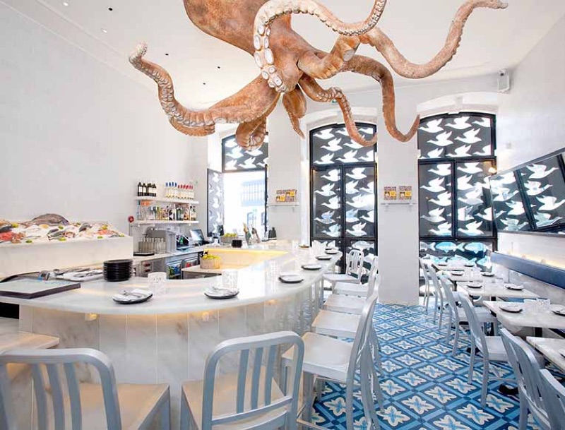 A Cevicheria restaurant in Príncipe Real, Lisbon