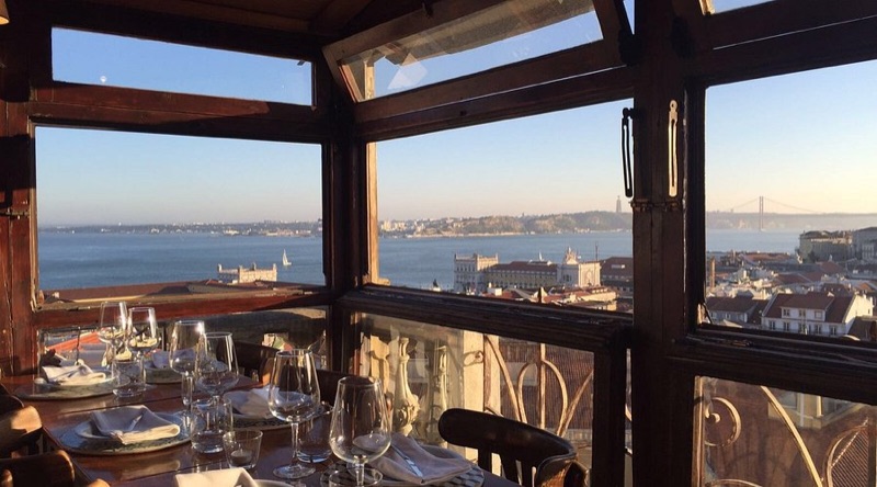 Chapitô à Mesa restaurant with panoramic views of Lisbon