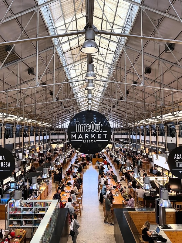 Mercado de Ribeira Time Out Market in Lisbon