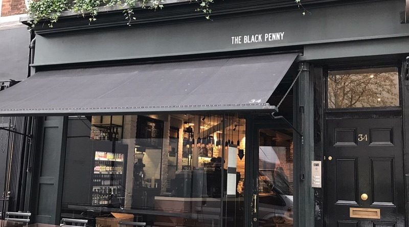 Black Penny Covent Garden London breakfast cafe coffee