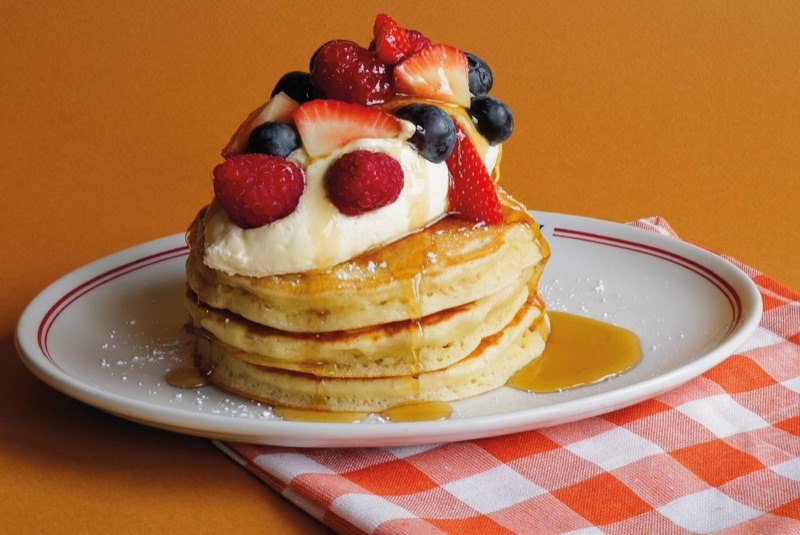The Breakfast Club London pancakes American diner brunch