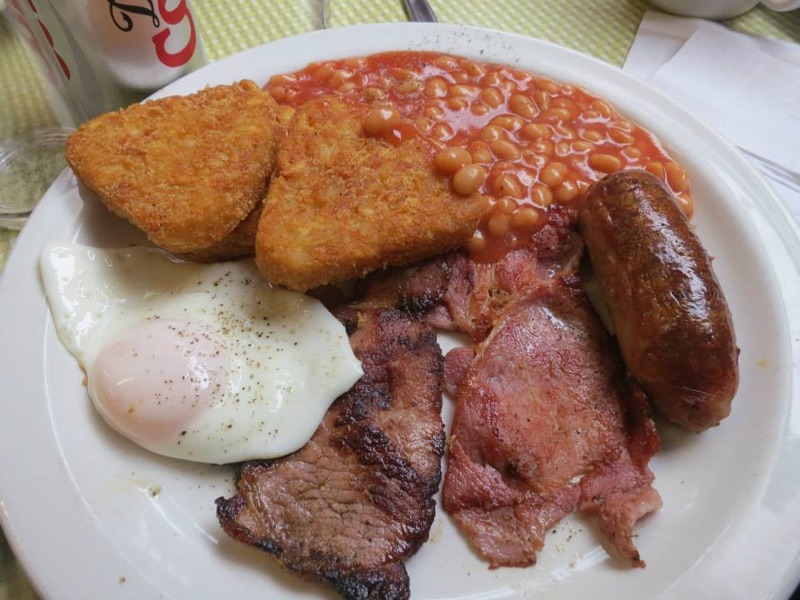 Regency Cafe Westminster London full English breakfast fry-up