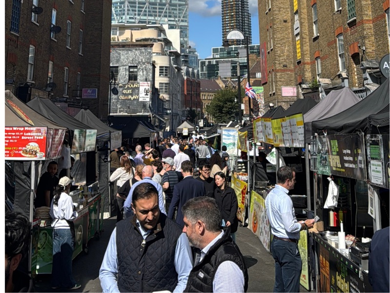 Petticoat Lane Market in Aldgate East