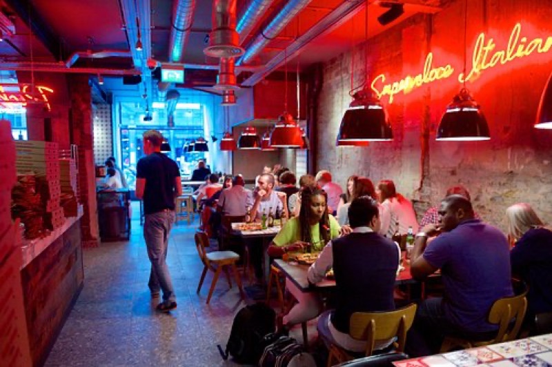 Pizza Union restaurant in Holborn London