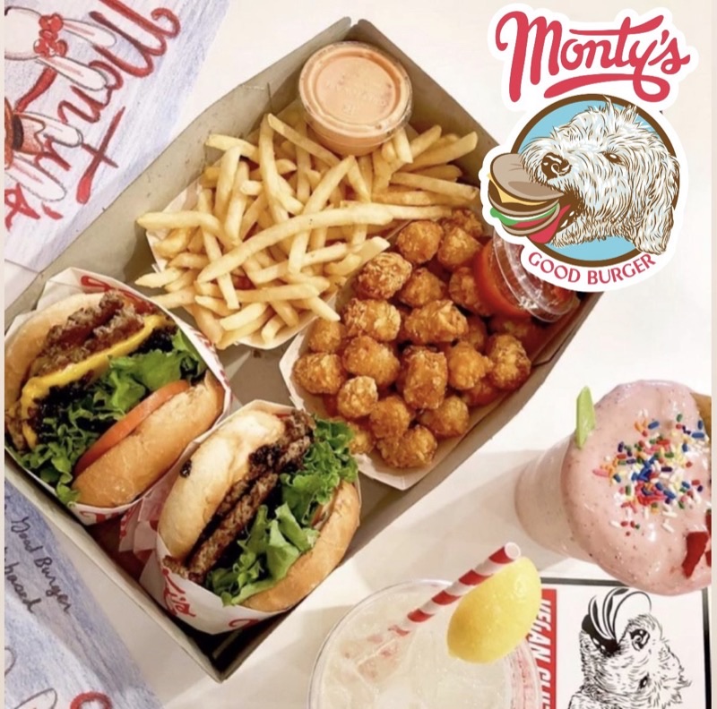 Monty's Good Burger in Koreatown — Monty's Good Burger is a beloved fast-casual vegan burger joint that delivers cl