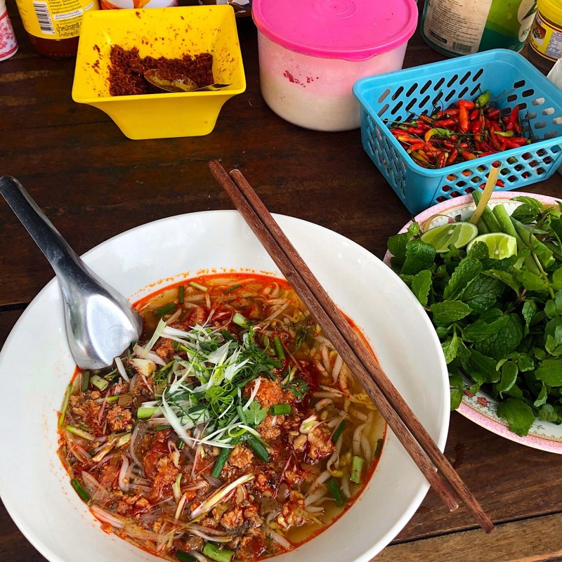 Khao Soi Noodle Shop on Sakkaline Road, Luang Prabang