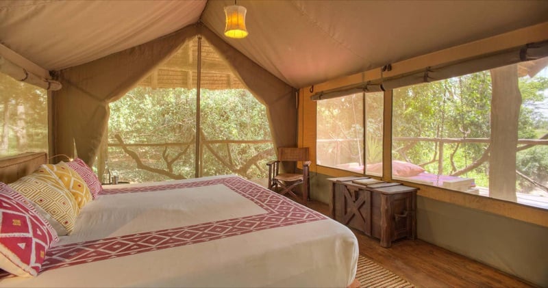 Basecamp Masai Mara eco-friendly tented camp on the Talek River