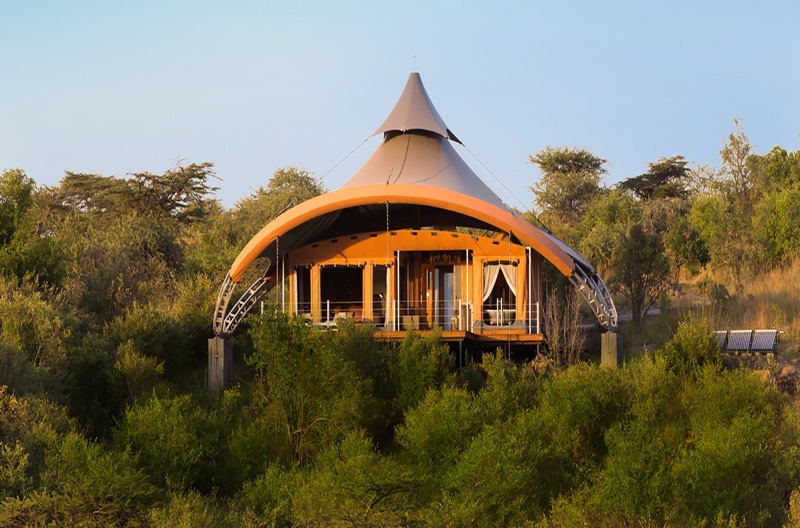 Mahali Mzuri luxury tented suite in the Maasai Mara, Kenya