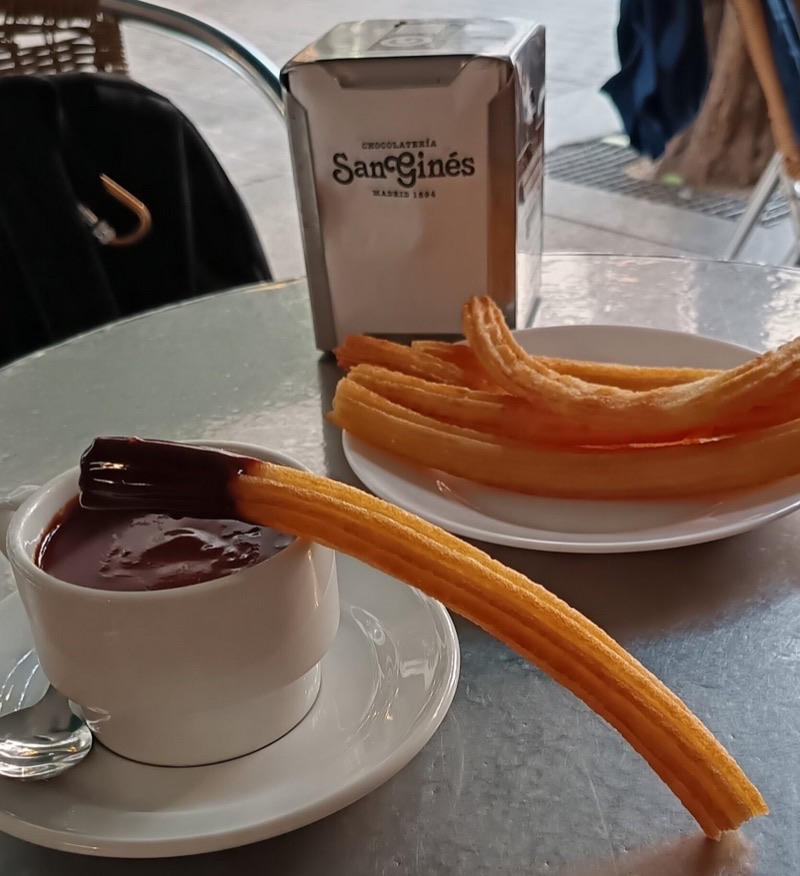 Madrid 1883 Churrería in Calle Espíritu Santo