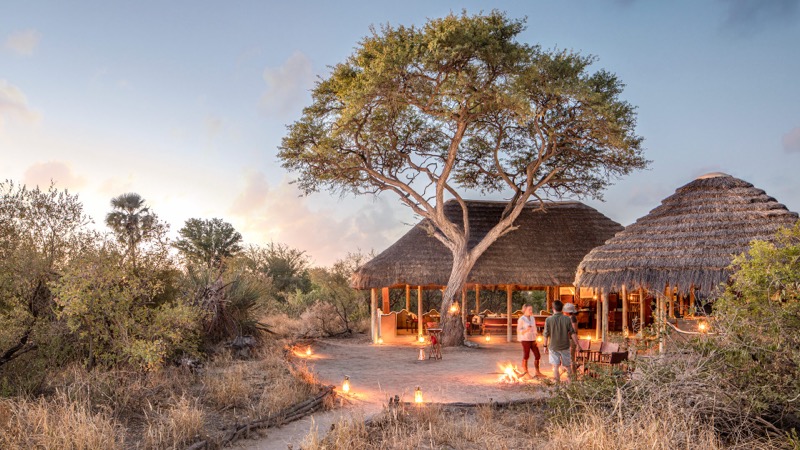Camp Kalahari in Brown Hyena Island, near Gweta