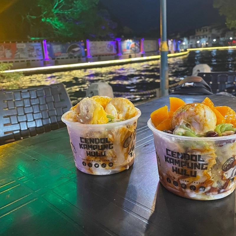 Cendol Kampung Hulu stall in Malacca