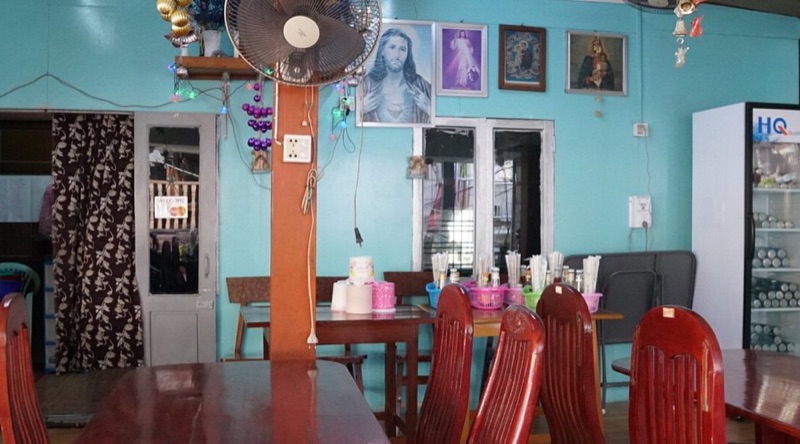 Marie Min vegetarian restaurant in Mandalay