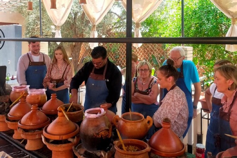 Chef Abdel farm-to-table cooking class near Marrakech