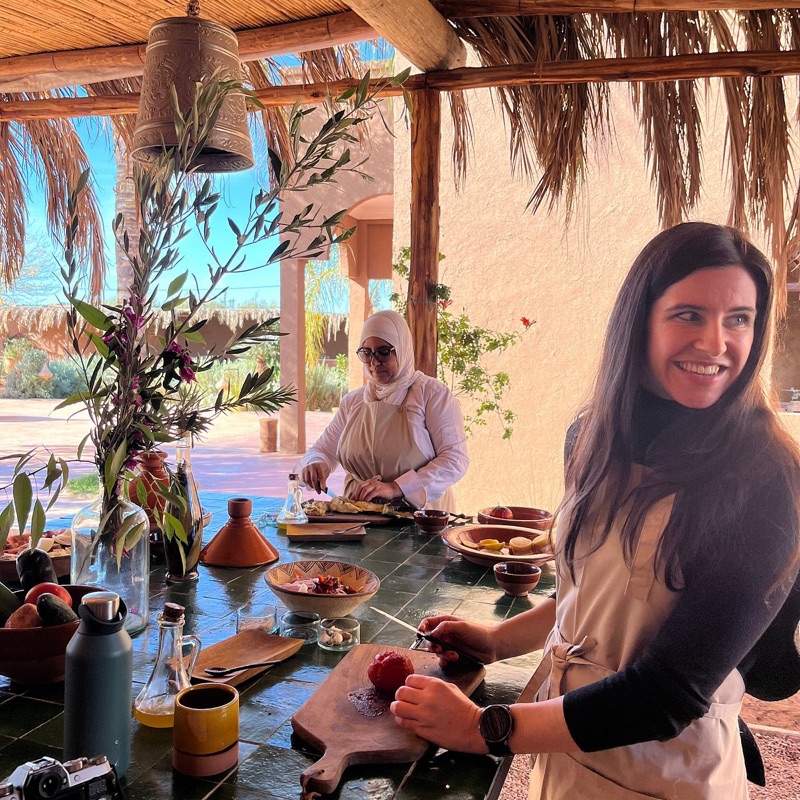 Lalla Zehra farm-to-table cooking class near Marrakech