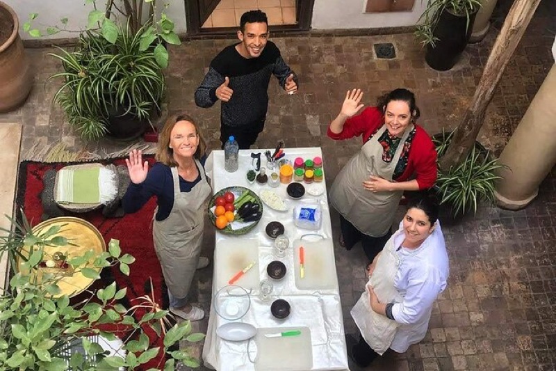 Riad Monceau cooking class in Marrakech