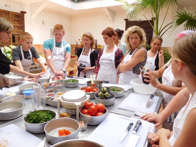 Souk Cuisine cooking class in Marrakech