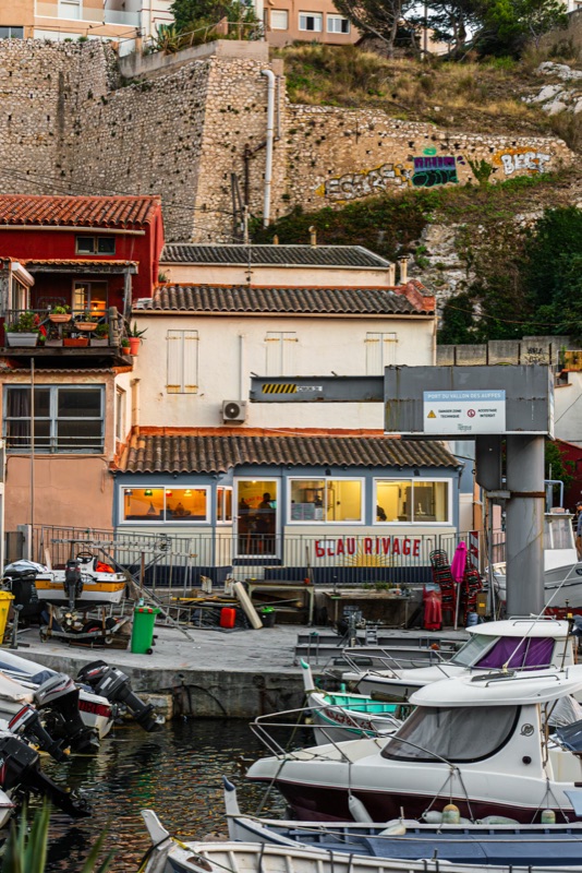 Chez Fonfon restaurant at Vallon des Auffes in Marseille
