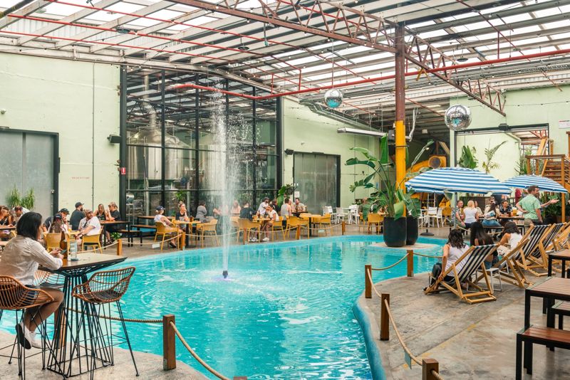 Moon Dog World brewery and theme park in Preston, Melbourne