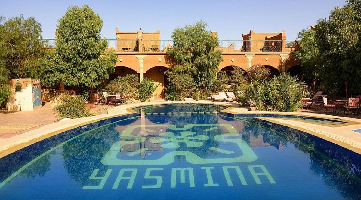 Yasmina Hotel in Merzouga with desert views