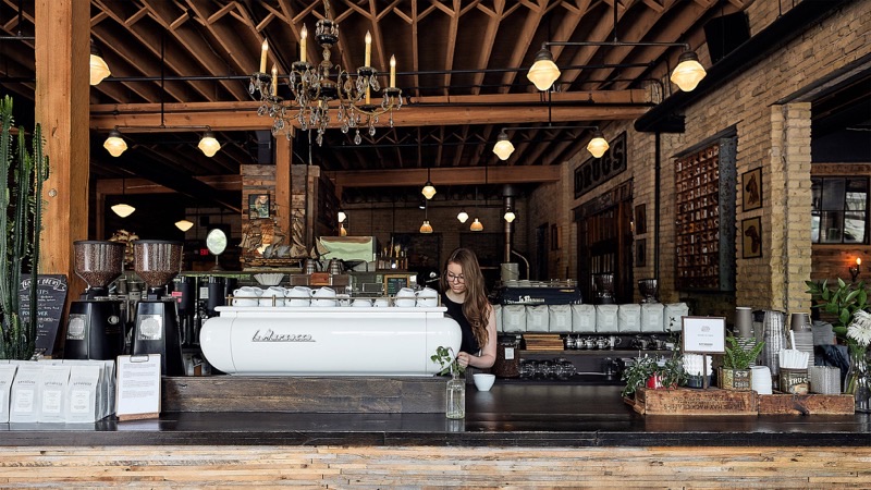 Spyhouse Coffee Roasters in Uptown — Spyhouse has cemented its reputation as a Minneapolis coffee powerhouse, known f