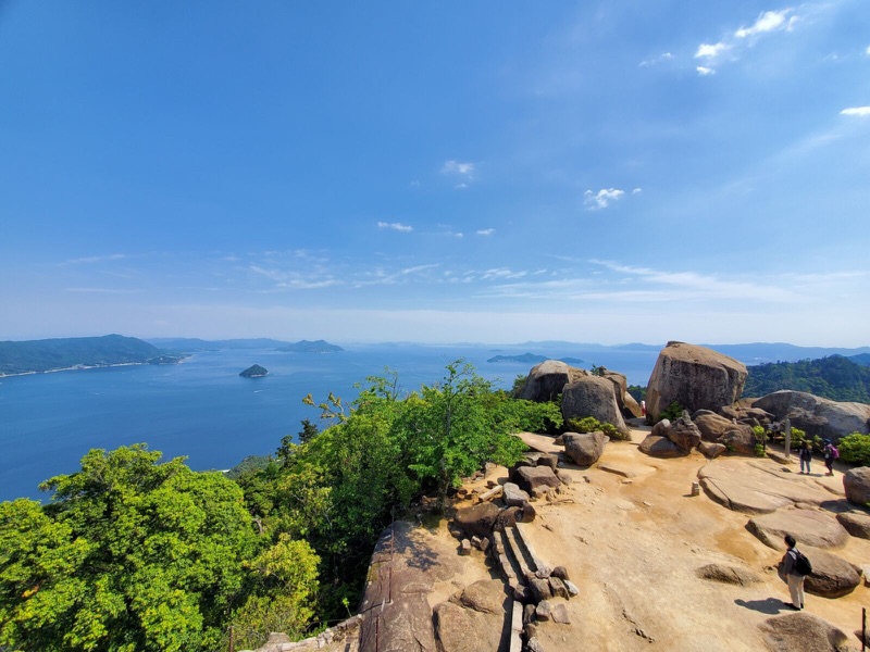 Mount Misen summit view Miyajima