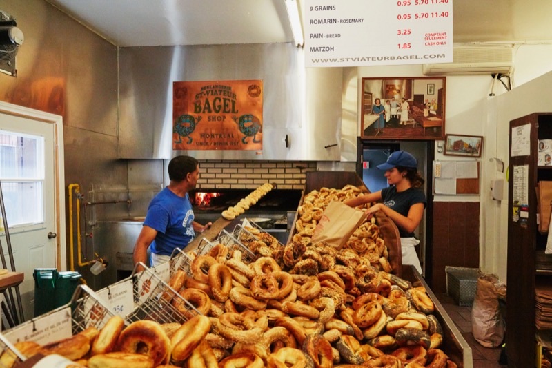 St-Viateur Bagel in 263 St-Viateur Ave W, Mile End