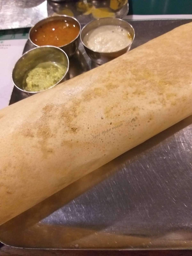 Krishna Restaurant crispy ghee dosa near Music Academy, Mylapore Chennai