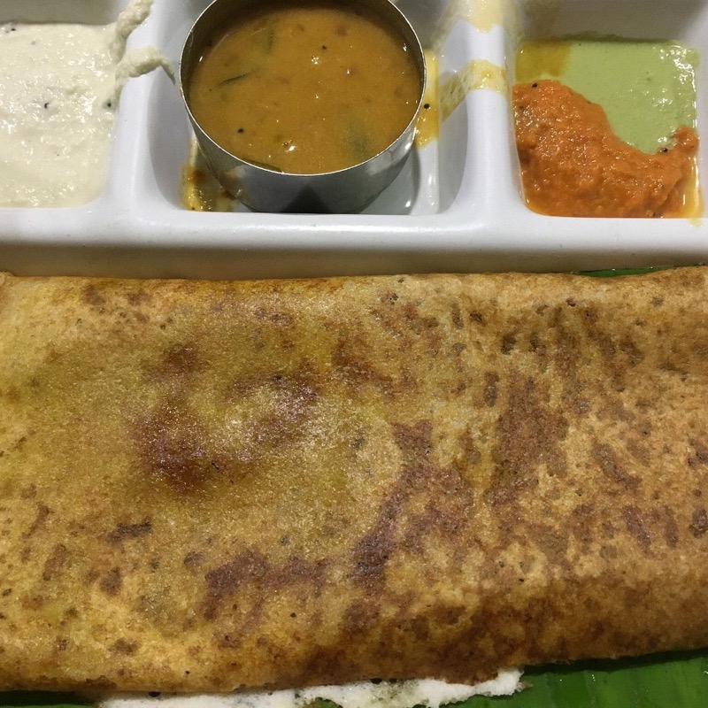 Ratna Cafe crispy dosa with legendary sambar in Triplicane, Chennai