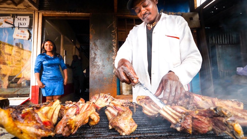 Chomazone nyama choma on Mombasa Road Nairobi