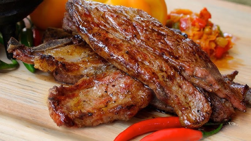 Kamakis choma strip pork nyama choma near Nairobi