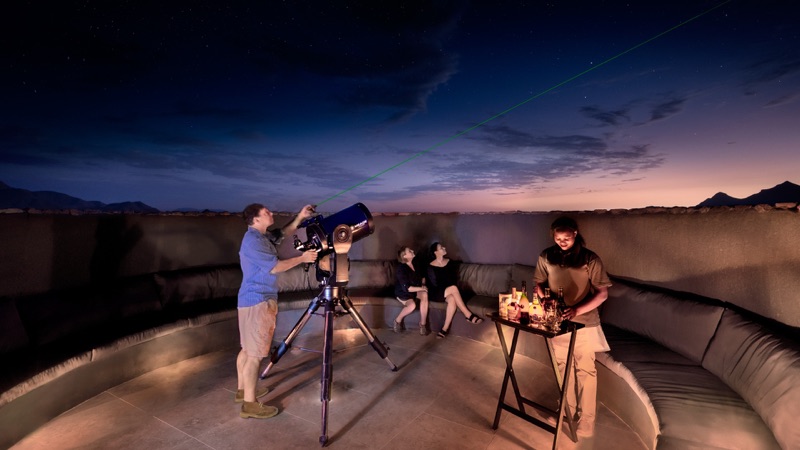 Stargazing telescope at andBeyond Sossusvlei Desert Lodge