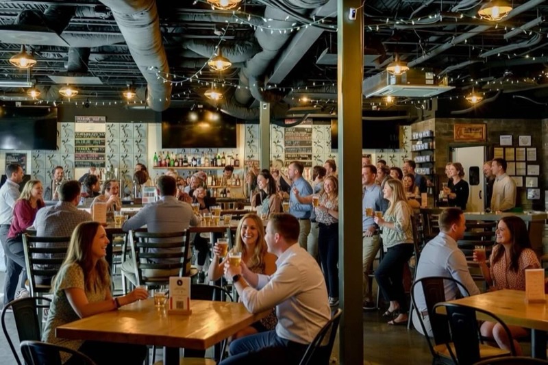 Jackalope Brewing Company in The Gulch — One of Nashville's pioneering craft breweries, Jackalope Brewing Company offers 