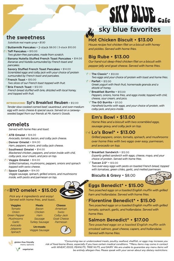 Sky Blue Cafe in East Nashville — A quaint and beloved spot in East Nashville, Sky Blue Cafe offers a cozy atmosph