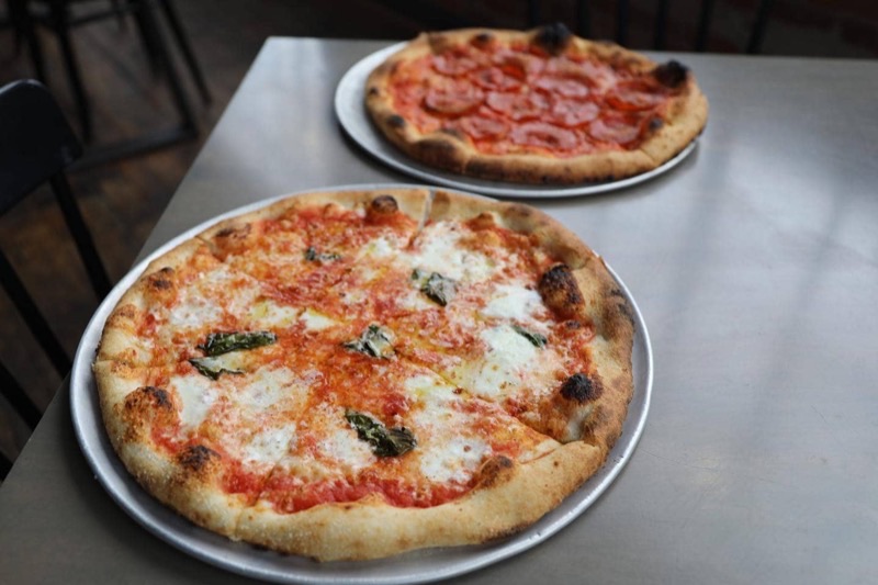 Nicky's Coal Fired in The Nations — Nicky's Coal Fired offers a unique pizza experience with pies cooked in intensel