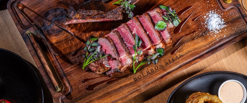 Bourbon Steak by Michael Mina in Downtown — Located atop the JW Marriott, Bourbon Steak offers a breathtaking dining experie