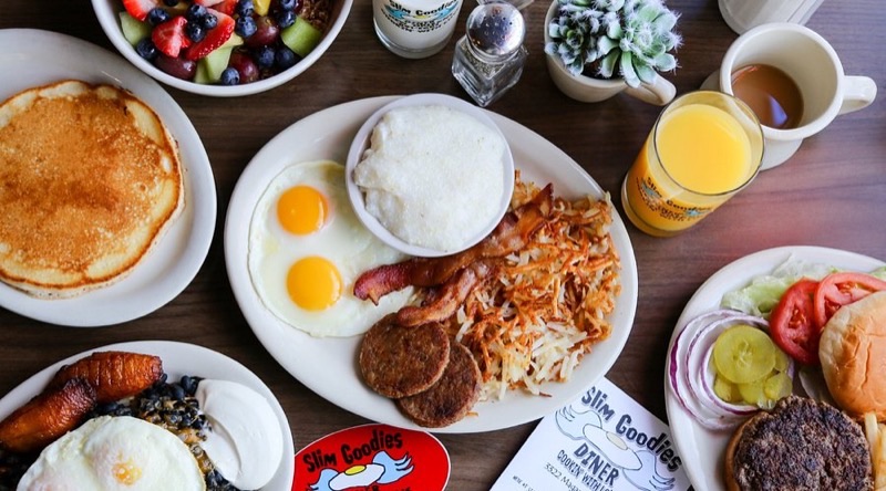 Slim Goodies Diner in Lower Garden District — A beloved local diner in the Lower Garden District, Slim Goodies serves up class
