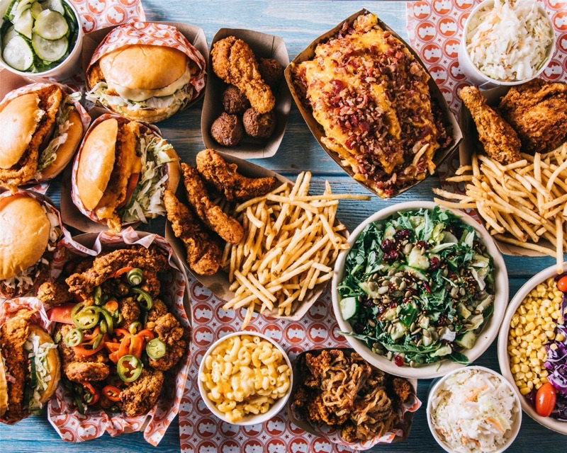 Blue Ribbon Fried Chicken in East Village NYC — upscale fried chicken with craft cocktails