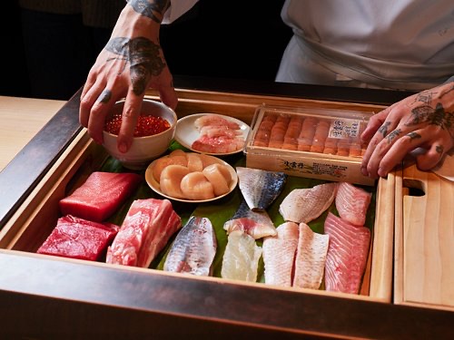 Joji NYC in Midtown East — Located within One Vanderbilt, Joji offers a high-end, contemporary omakase expe