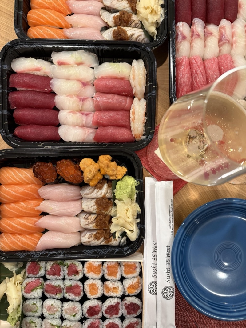 Sushi 35 West in Midtown West — Sushi 35 West offers an accessible and creatively presented omakase in a compact